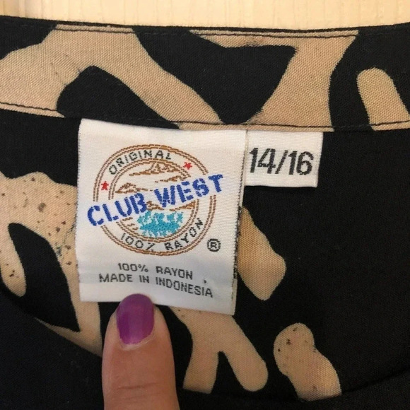 Club West Dress Women Sz 14/16 - Picture 2 of 2